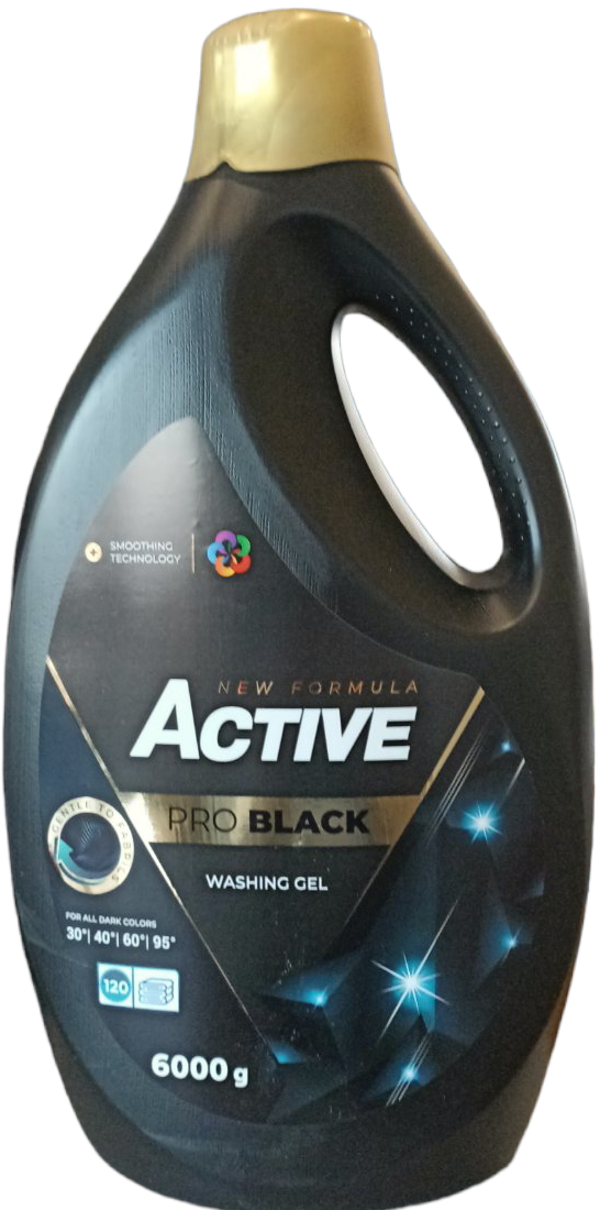 Гель для стирки ACTIVE Pro Black 6 кг 120 циклов стирки (15609)