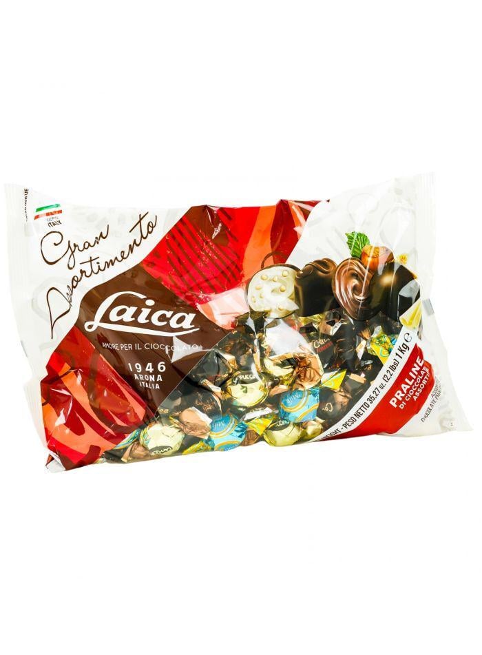 Конфеты шоколадные Laica Praline ассорти 1 кг Конфеты шоколадные Laica Praline ассорти 1 кг