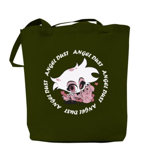 Шоппер Hazbin Hotel Angel dust 37x41 см Хаки (17935007-23-204454)