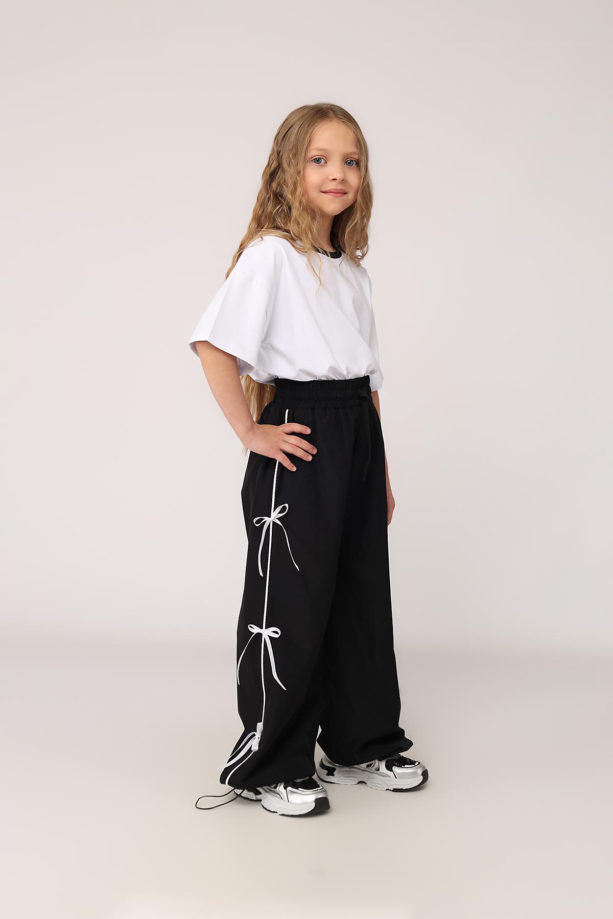 Брюки-балоны для девочки ЦБ-00272001 146 см Черный (SKT001050248) Брюки-балоны для девочки ЦБ-00272001 146 см Черный (SKT001050248)