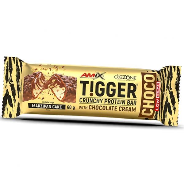 Батончик протеиновый низкоуглеводный Amix Nutrition TiggerZero Choco Protein Bar 60 г Торт с марципаном (14135004)