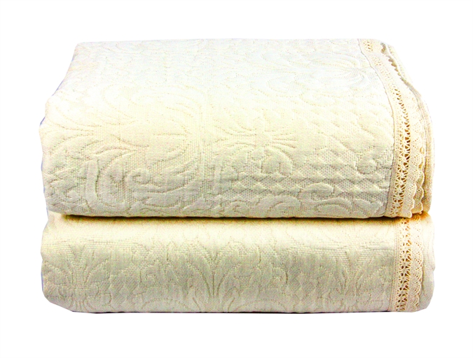 Покрывало жаккардовое Lighthouse Damask Naturel 240х60 см - фото 2 Покрывало жаккардовое Lighthouse Damask Naturel 240х60 см - фото 2