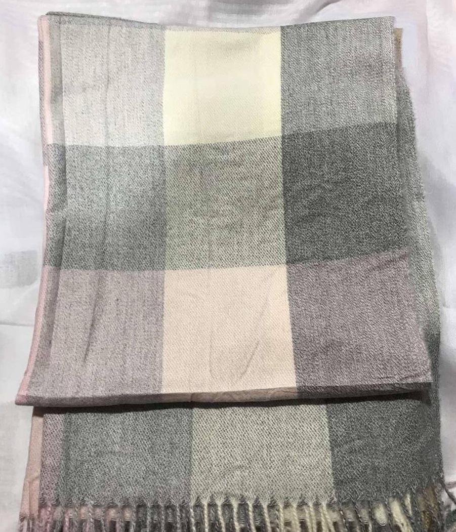 Шарф женский кашемировая клетка (ШарфКаш79)