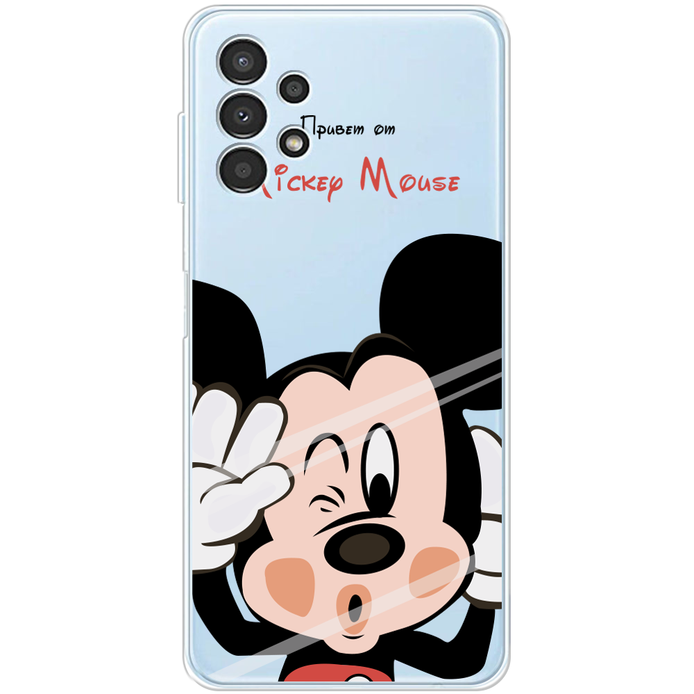 Чехол BoxFace Samsung Galaxy A13 4G (A135) Mister M Прозрачный силикон (44331-cc58-44331)