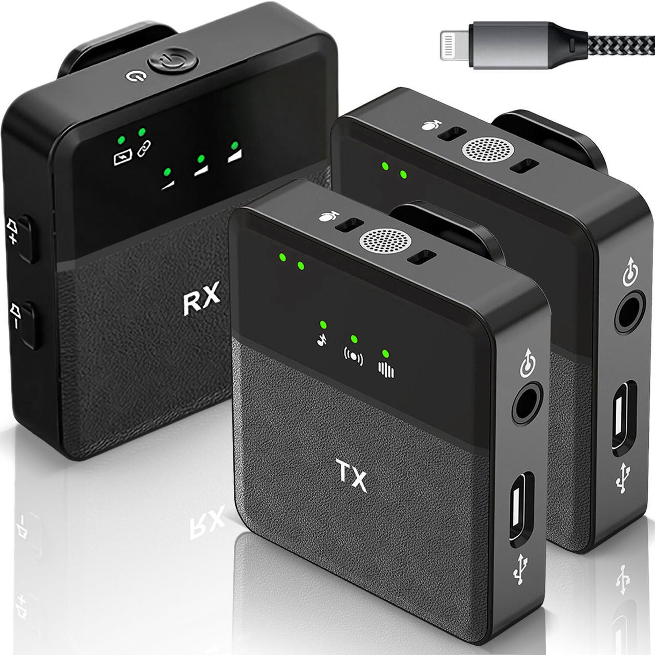 Радиосистема Savetek P36-2 Lightning для iPhone/iPad с 2-мя петличными микрофонами
