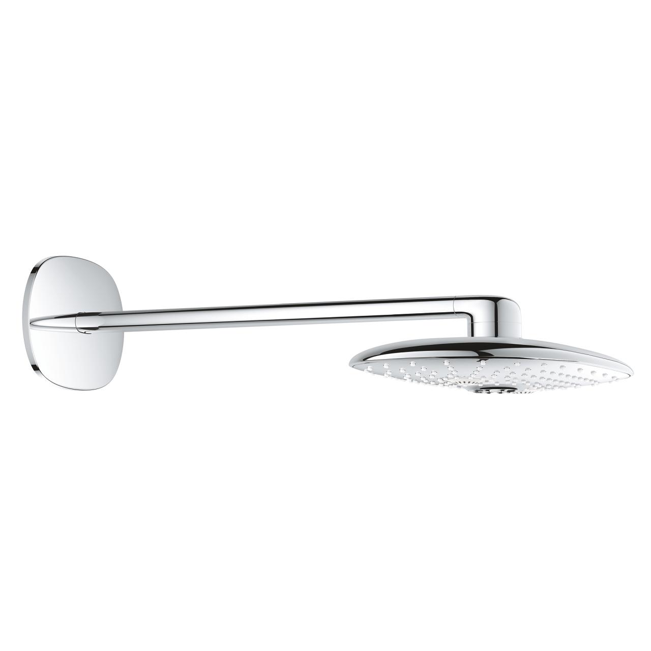 Верхній душ Grohe RAINSHOWER DUO 360 26254000 361x220 мм із кронштейном Хром (113708) - фото 1