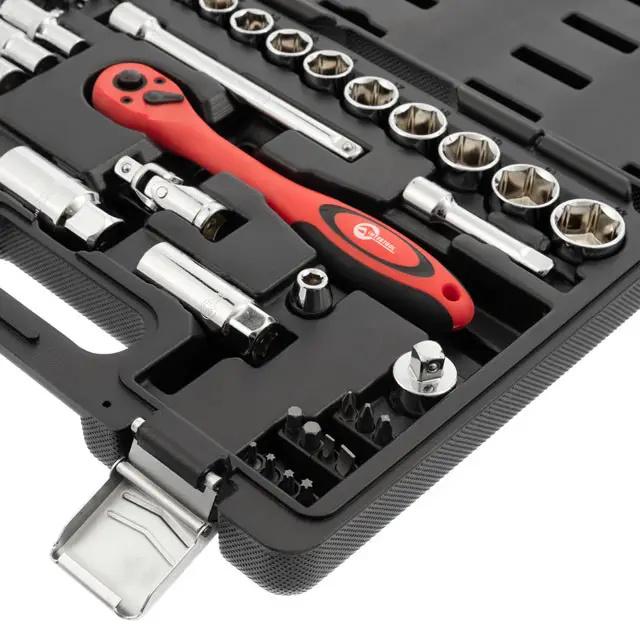 Набір головок і ключів Intertool 39 од. 3/8" Cr V (ET-6039) - фото 8 Набір головок і ключів Intertool 39 од. 3/8" Cr V (ET-6039) - фото 8