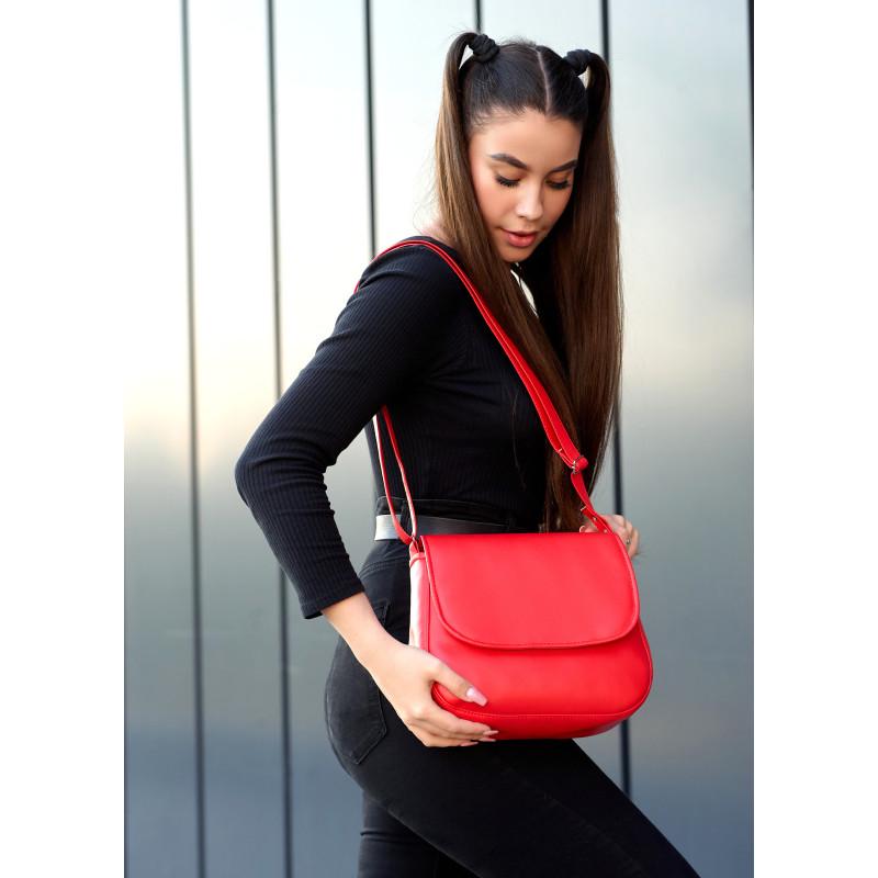 Сумочка женская Rose 20x24x7 см Красный - фото 3 Сумочка женская Rose 20x24x7 см Красный - фото 3