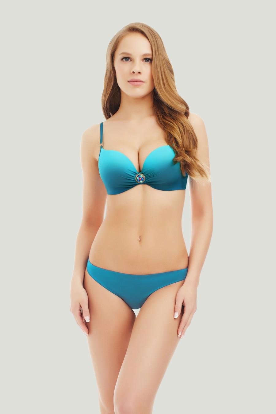 Верх купальника с уплотненной чашкой Marc&Andre 44D Бирюзовый (65218) - фото 3