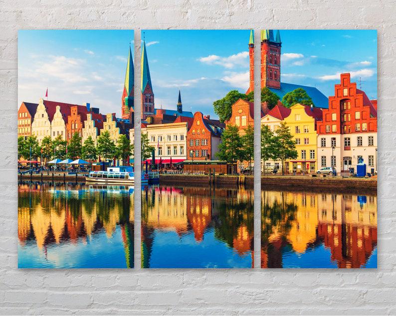 Модульная картина KIL Art Любек/Германия на холсте из трех частей 156x100 см (M3_XL_506)