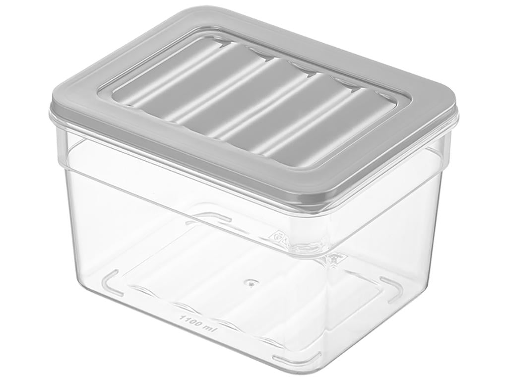 Контейнер Idea Home 00984 Deep Fresh Box MIX 1,1л Серый (MLM-00984) Контейнер Idea Home 00984 Deep Fresh Box MIX 1,1л Серый (MLM-00984)