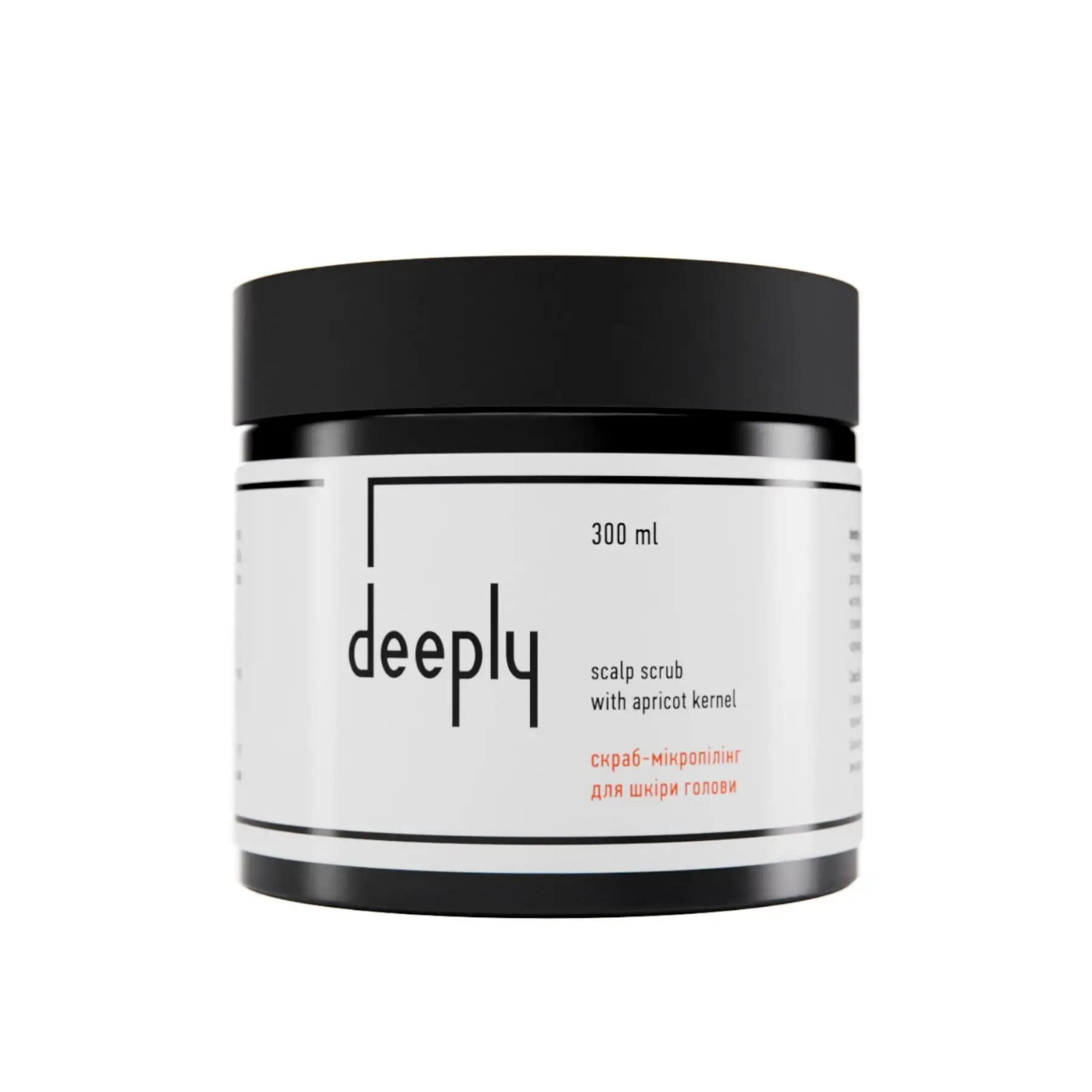 Скраб для шкіри голови Deeply scalp scrub with apricot kernel 300 мл (DP0004)