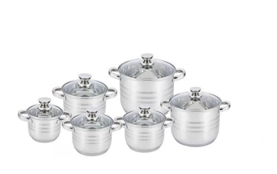 Набор кастрюль German family 12 пр. (GF-2025)