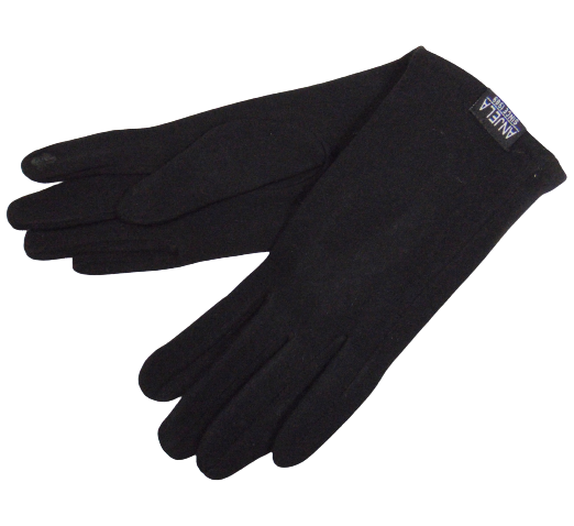 Перчатки сенсорные на флисе Anjela В194 р. 7,5 Черный (1704540703)
