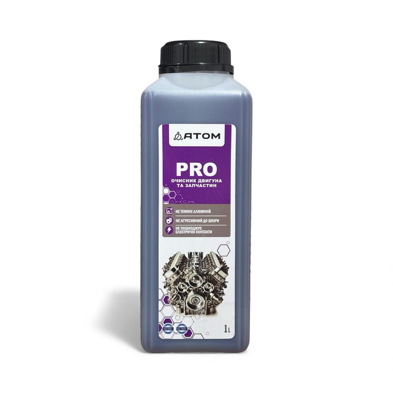 Очиститель двигателя и запчастей Atom PRO 1 л (416003)