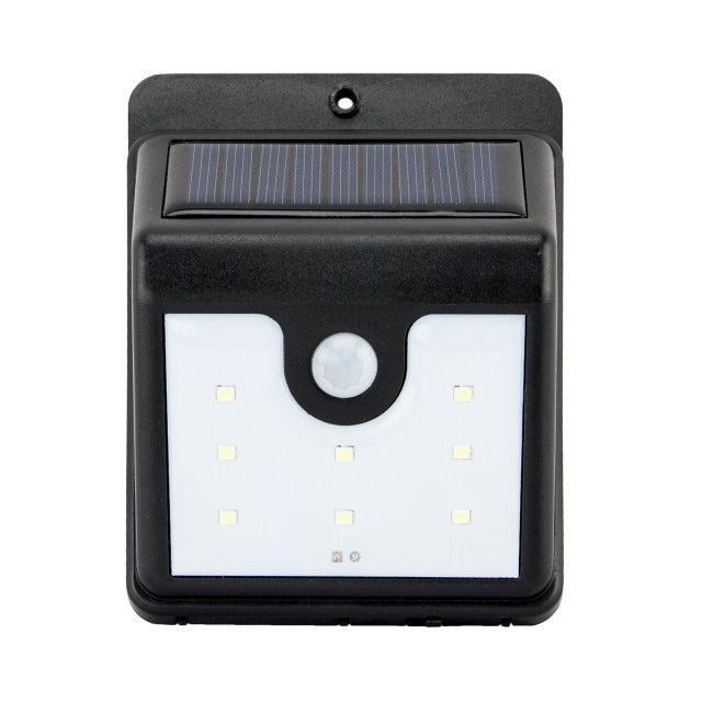 Світильник на сонячній батареї RIAS Ever Brite з датчиком руху 12 LED Black (2_005524) - фото 2