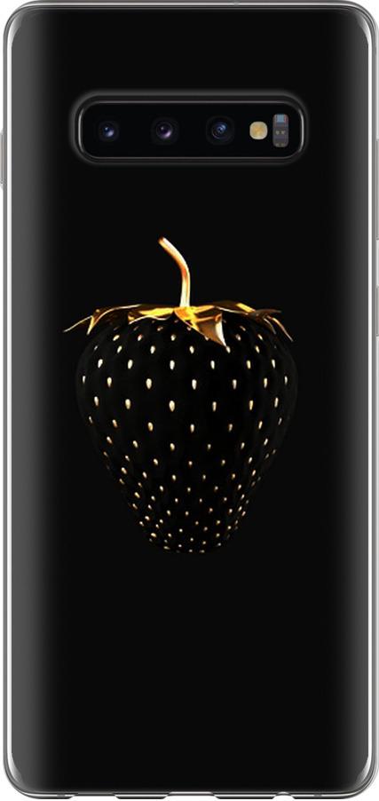 Чехол на Samsung Galaxy S10 Plus Черная клубника (3585u-1649-42517)