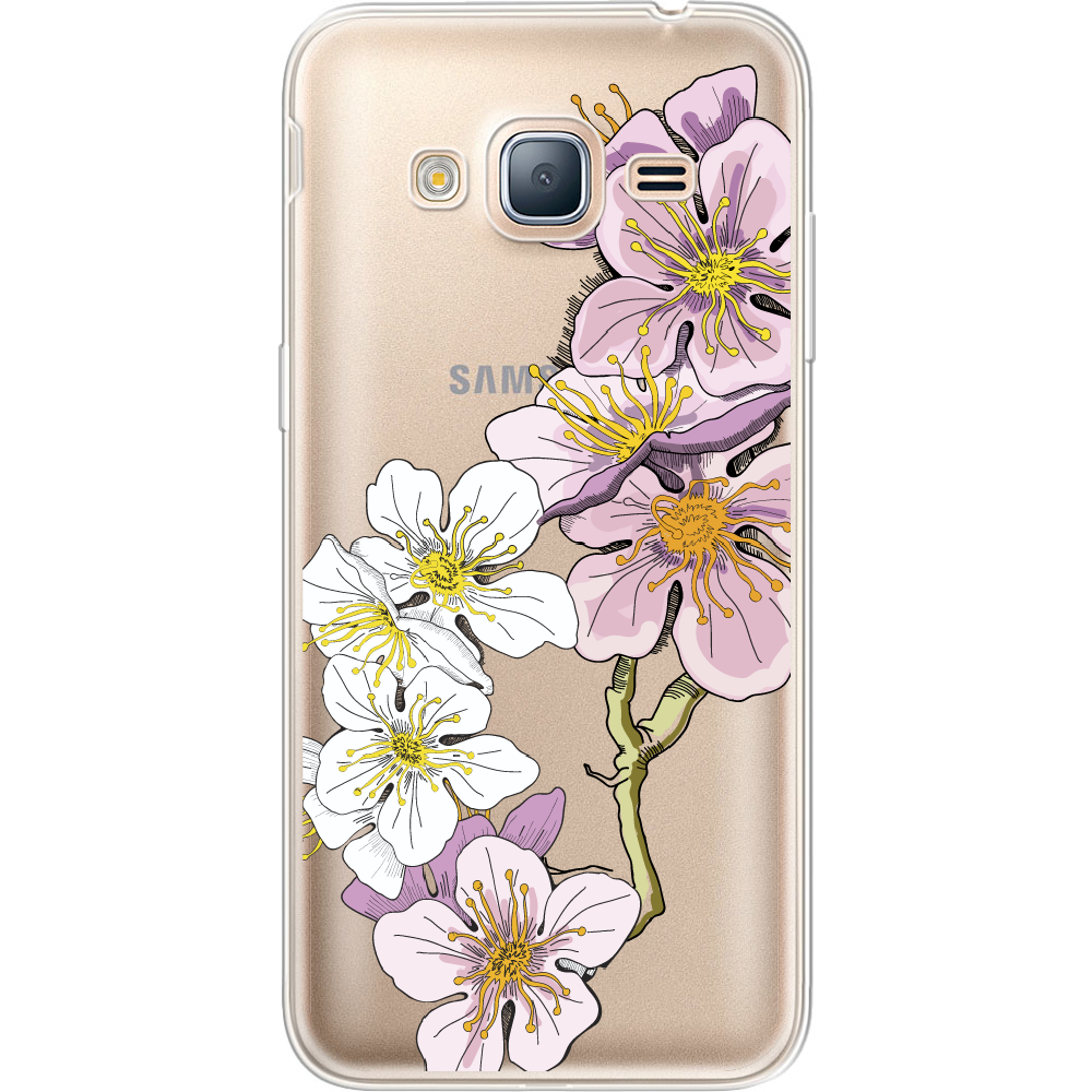 Чехол BoxFace Samsung J320 Galaxy J3 Cherry Blossom Прозрачный силикон (24962-cc4-24962)