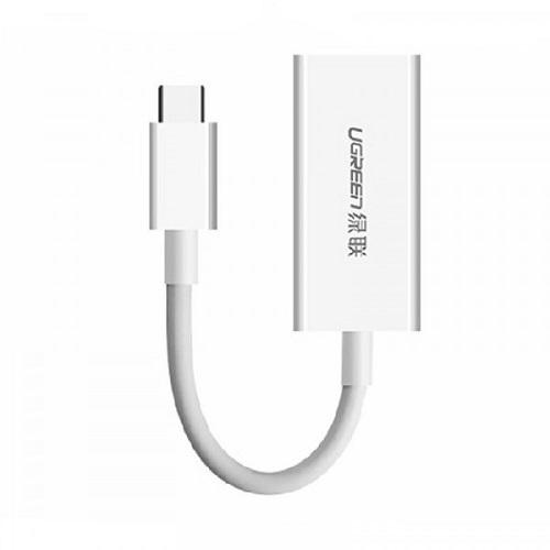 Переходник UGREEN MM130 USB-C to DisplayPort Adapter 14,5 см Белый (40372) - фото 2