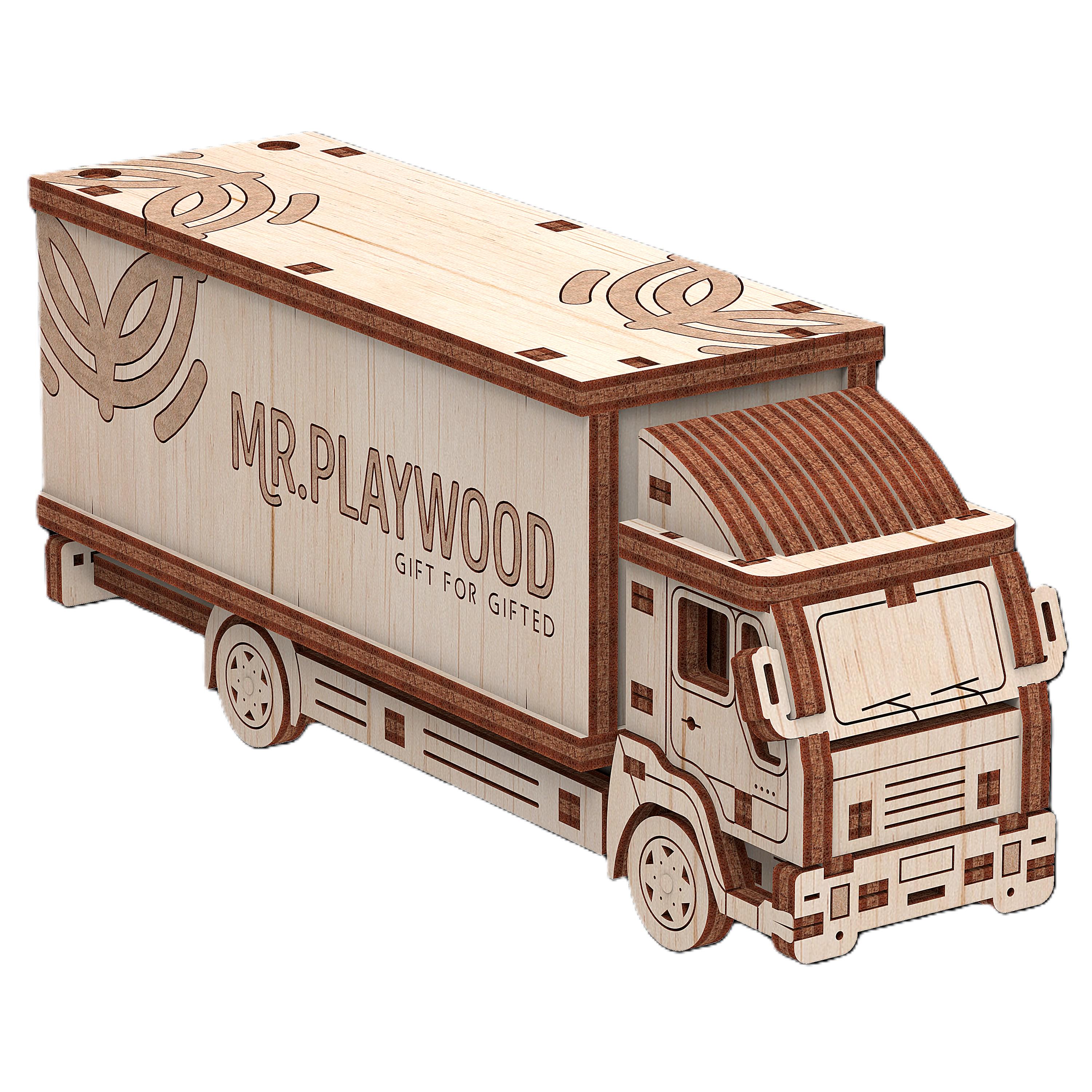 Конструктор деревянный Mr Playwood Грузовик (27844084)