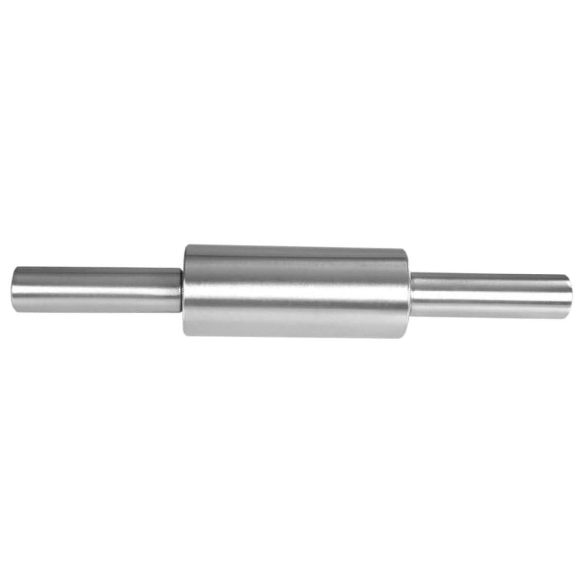 Скалка из нержавеющей стали Rolling Pin с валиком вращающимся 30х5 см (R97330-30) Скалка из нержавеющей стали Rolling Pin с валиком вращающимся 30х5 см (R97330-30)