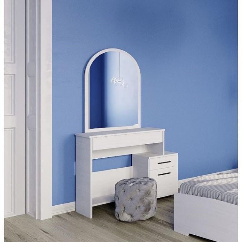 Туалетный столик Эверест Трюмо-1 Белый/Нимфея альба (е-20064) - фото 4 Туалетный столик Эверест Трюмо-1 Белый/Нимфея альба (е-20064) - фото 4