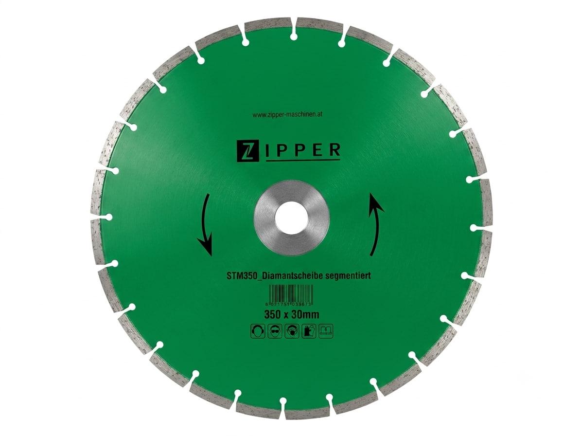 Алмазный диск Zipper ZI-BTS350DSS