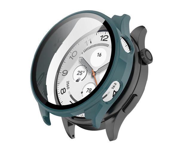 Чехол с защитным стеклом Protective Cover with Glass для Xiaomi Watch 5 Зеленый