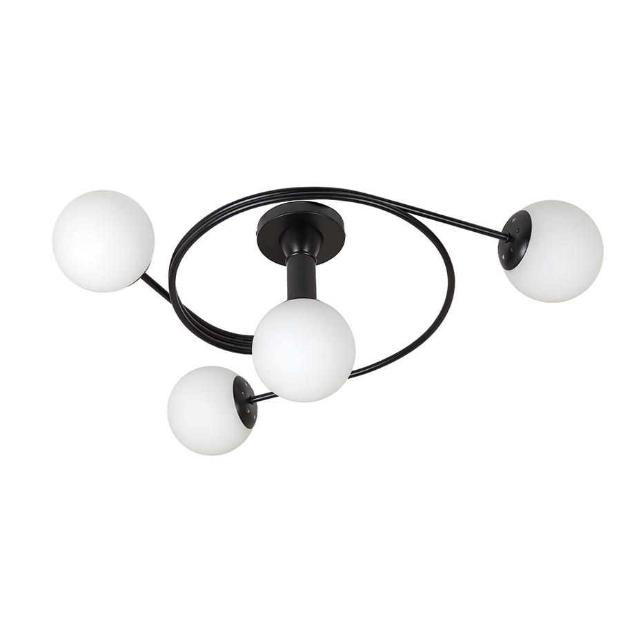 Люстра потолочная Lighthouse LS-19426/4 Черный/Белый