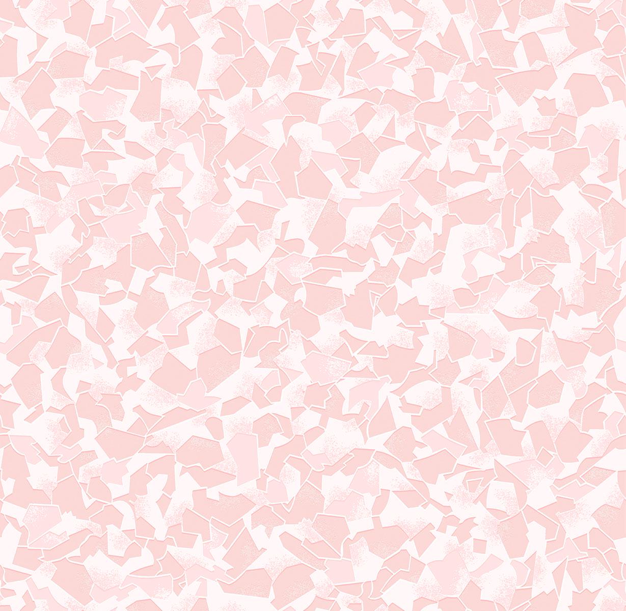 Обои бумажные Континент Битое стекло Коралловый (1426)