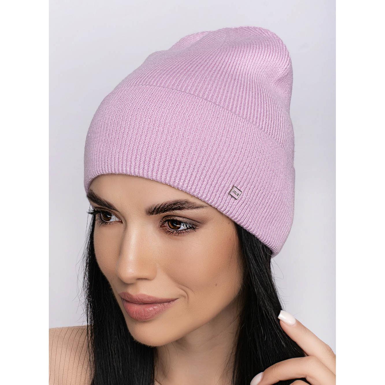 Шапка женская вискозная Leks Банер one size Сиреневый
