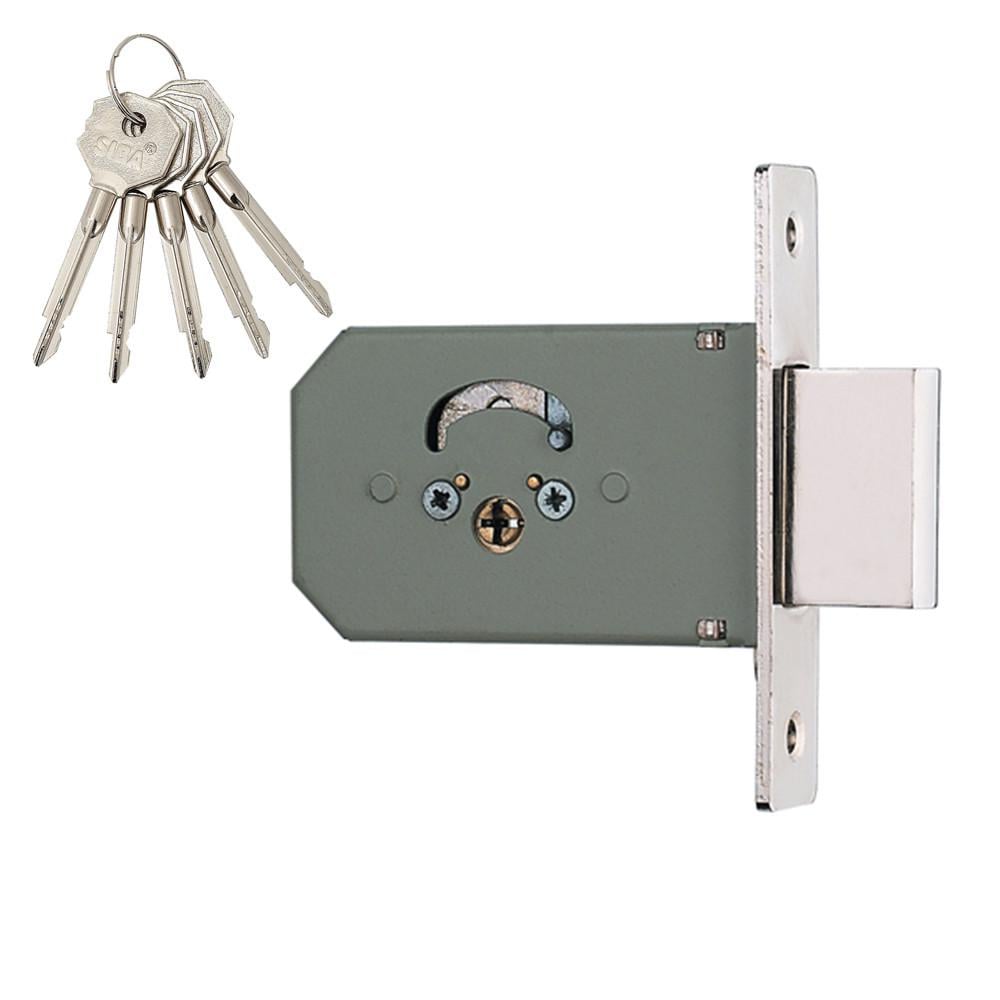 Замок врізний додатковий Siba 10156/F 5KEY B 45 мм (10156/F 5KEY)