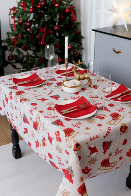 Скатертина Прованс Noel 180x136 см (42174) - фото 3 Скатертина Прованс Noel 180x136 см (42174) - фото 3