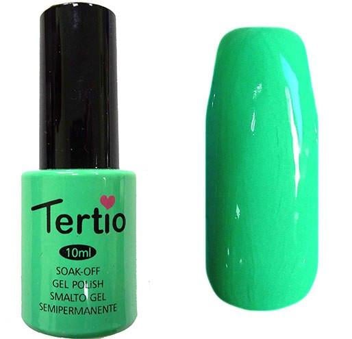Гель-лак Tertio 099 Світлий зелений емальовий щільний