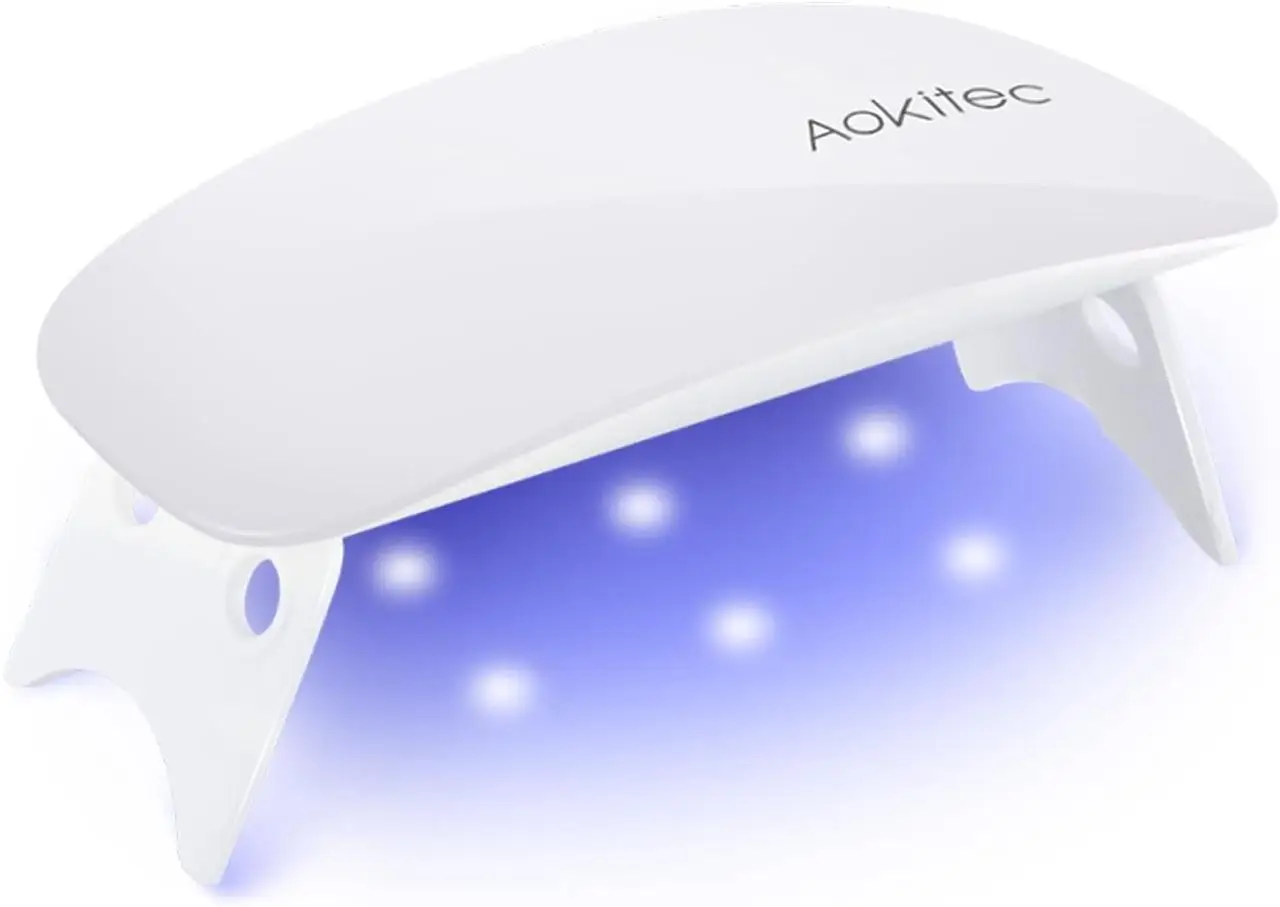Лампа сушилка Aokitec Mini UV LED Nail Lamp портативная для ногтей для всех гель-лаков