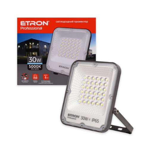 Прожектор світлодіодний ETRON Professional 30W IP65 5000K (25562762)