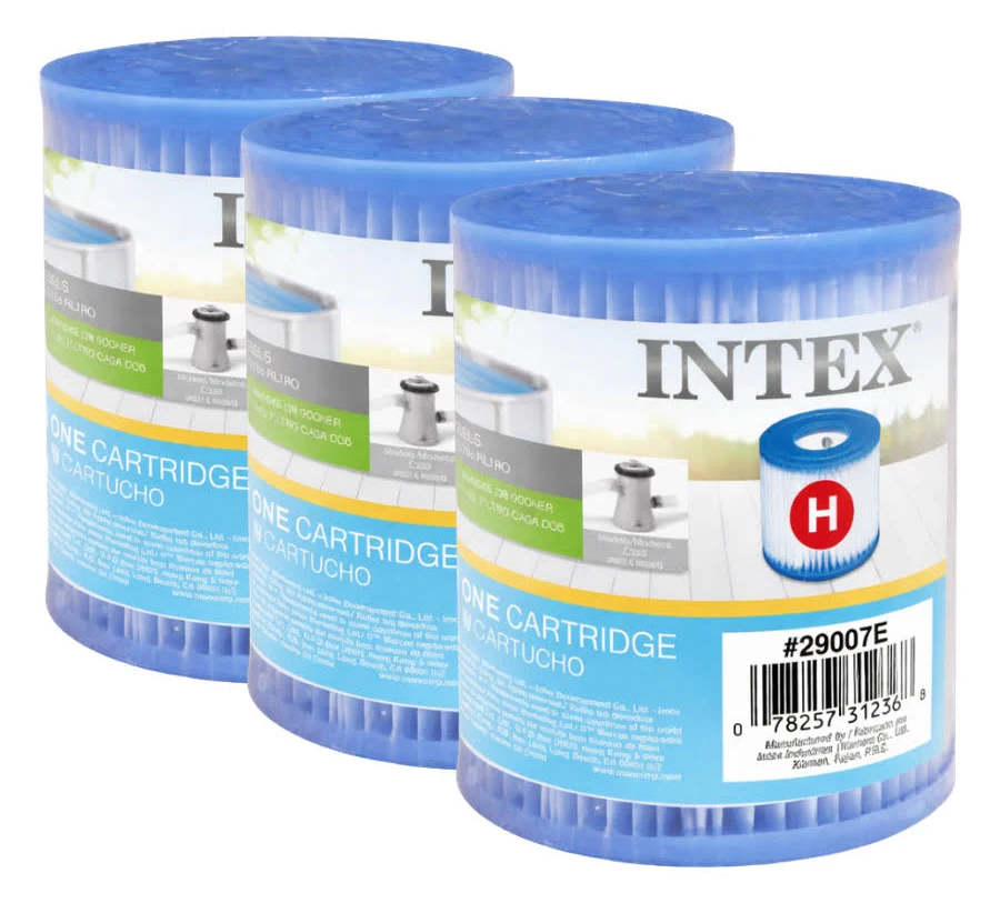 Комплект сменных картриджей тип Н Intex 29007 для фильтрующего насоса 28602/26602 3 шт. (29007-6)