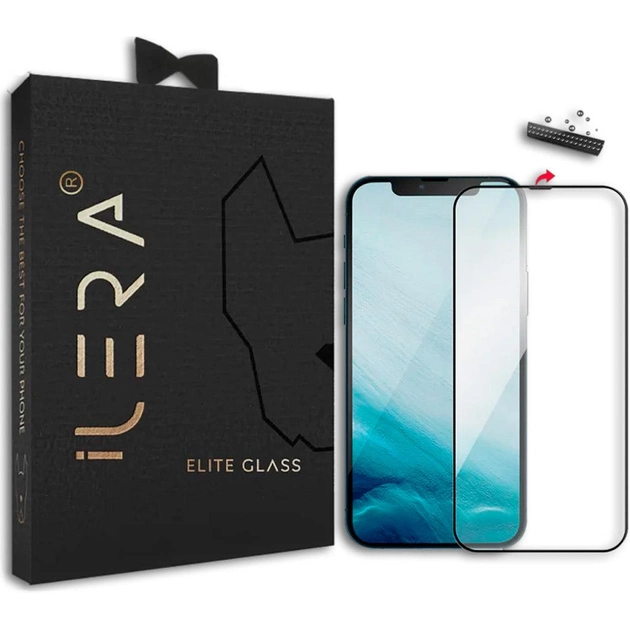 Защитное стекло для смартфона iLera DeLuxe FullCover Glass for iPhone 14 Pro