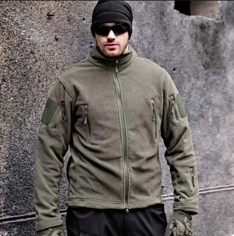 Куртка флисовая Solve для активного отдыха M Оливковый (KT6000431) - фото 1 Куртка флисовая Solve для активного отдыха M Оливковый (KT6000431) - фото 1