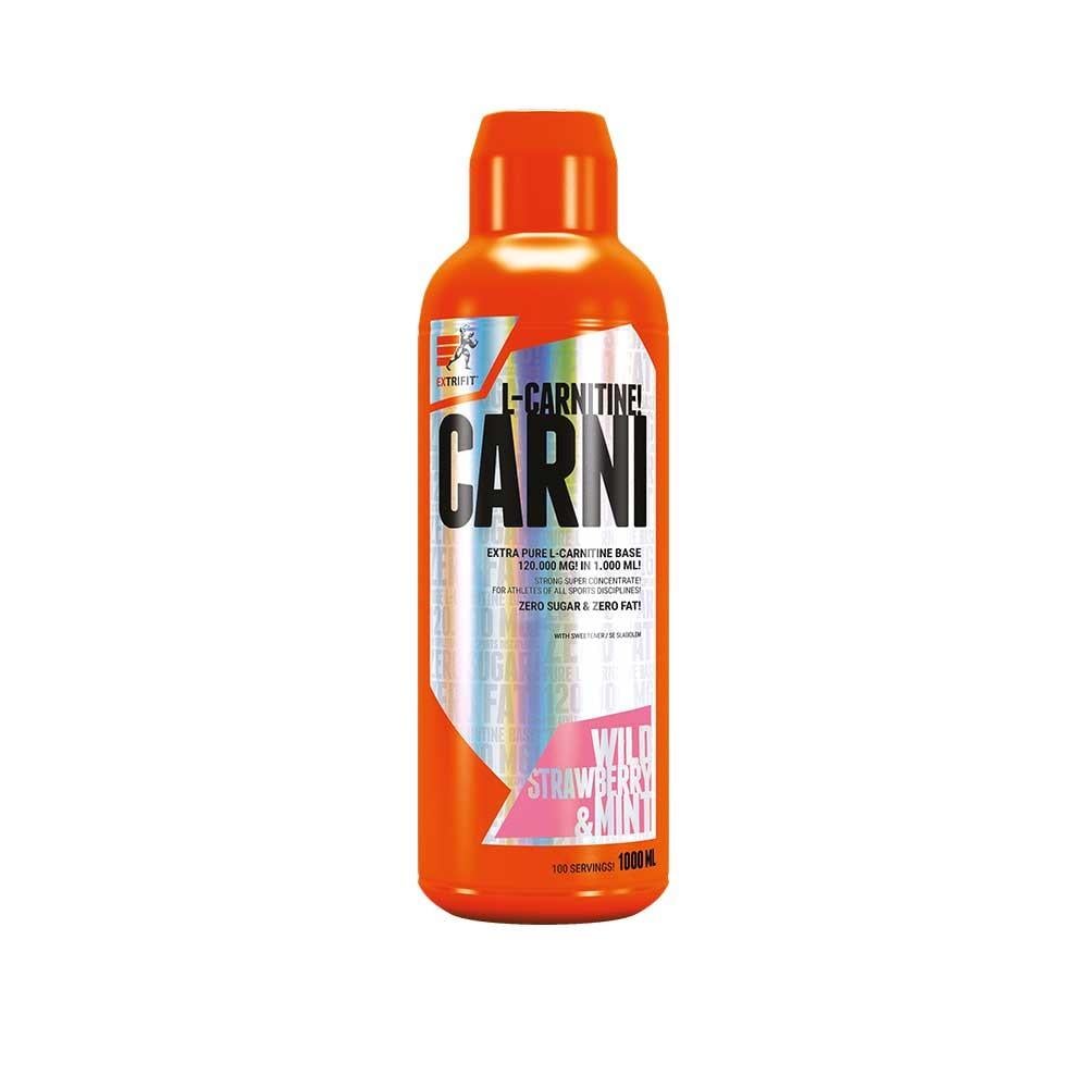 Добавка L-Карнитин Carni 120 000 мг Liquid 1000 мл Wild Strawberry and Mint (EXT-22078)