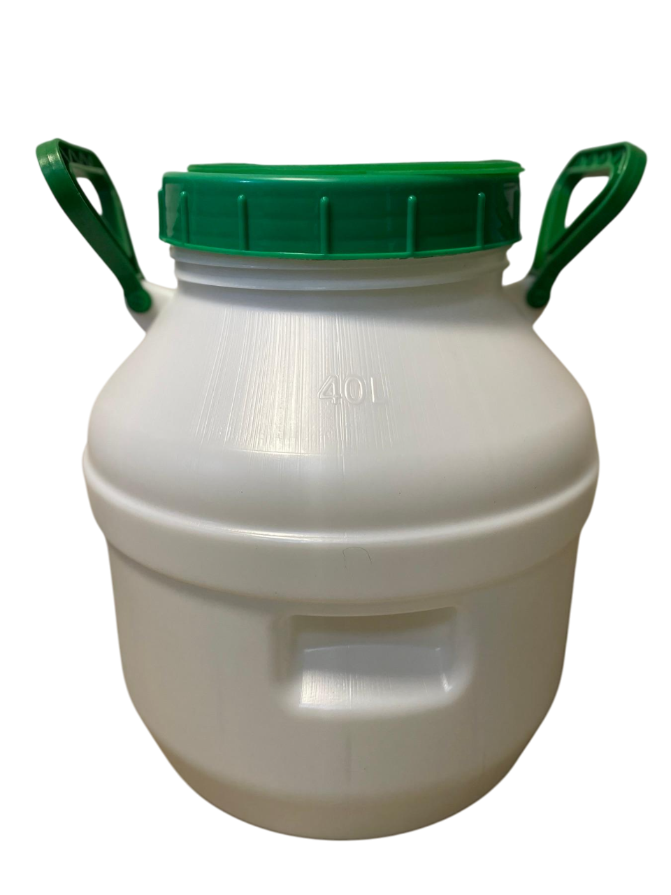 Бидон пищевой Консенсус 40 л горловина 215 мм 450х400 мм Белый (26752306)