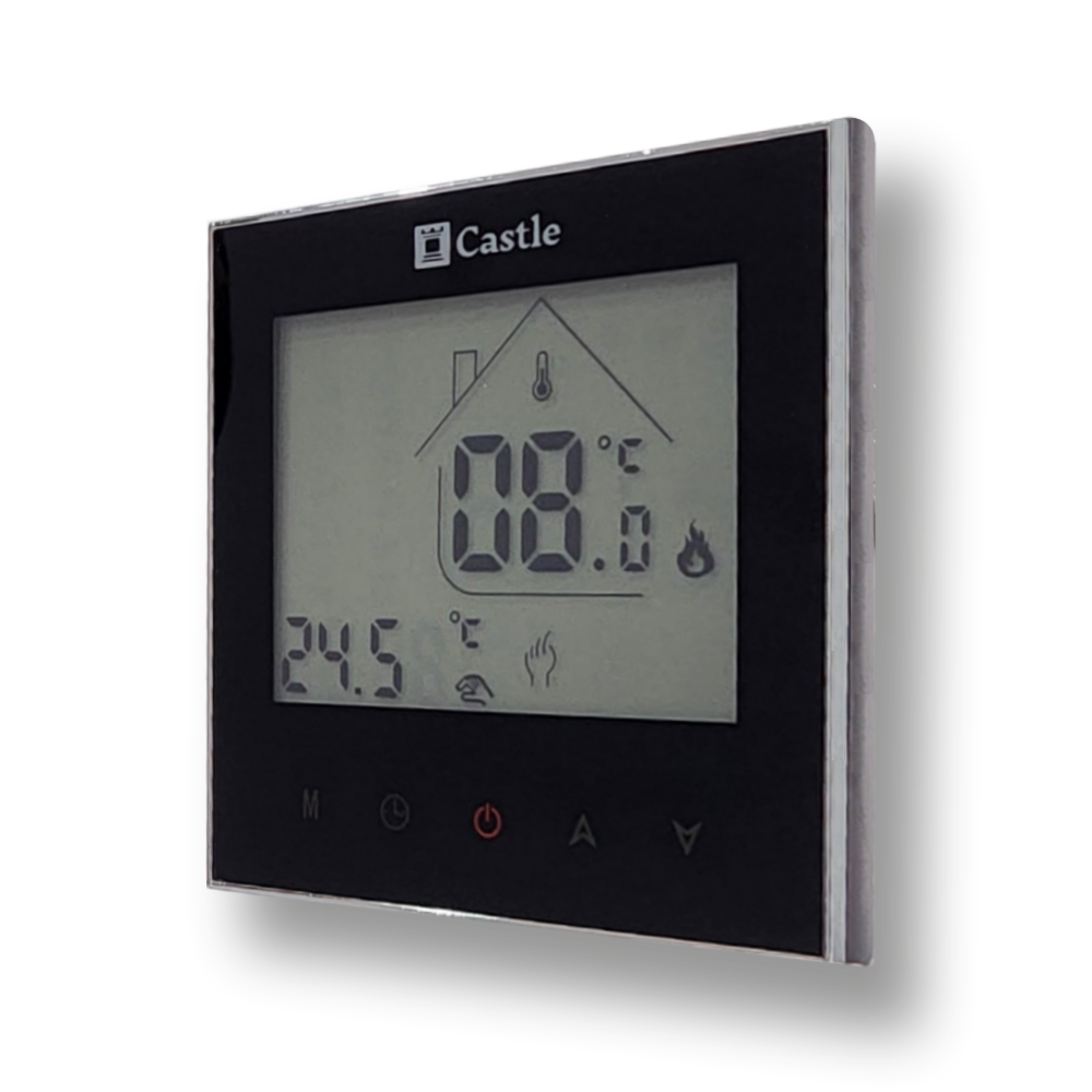 Терморегулятор для теплого пола Castle AC605H с функцией WI-FI Черный (548)