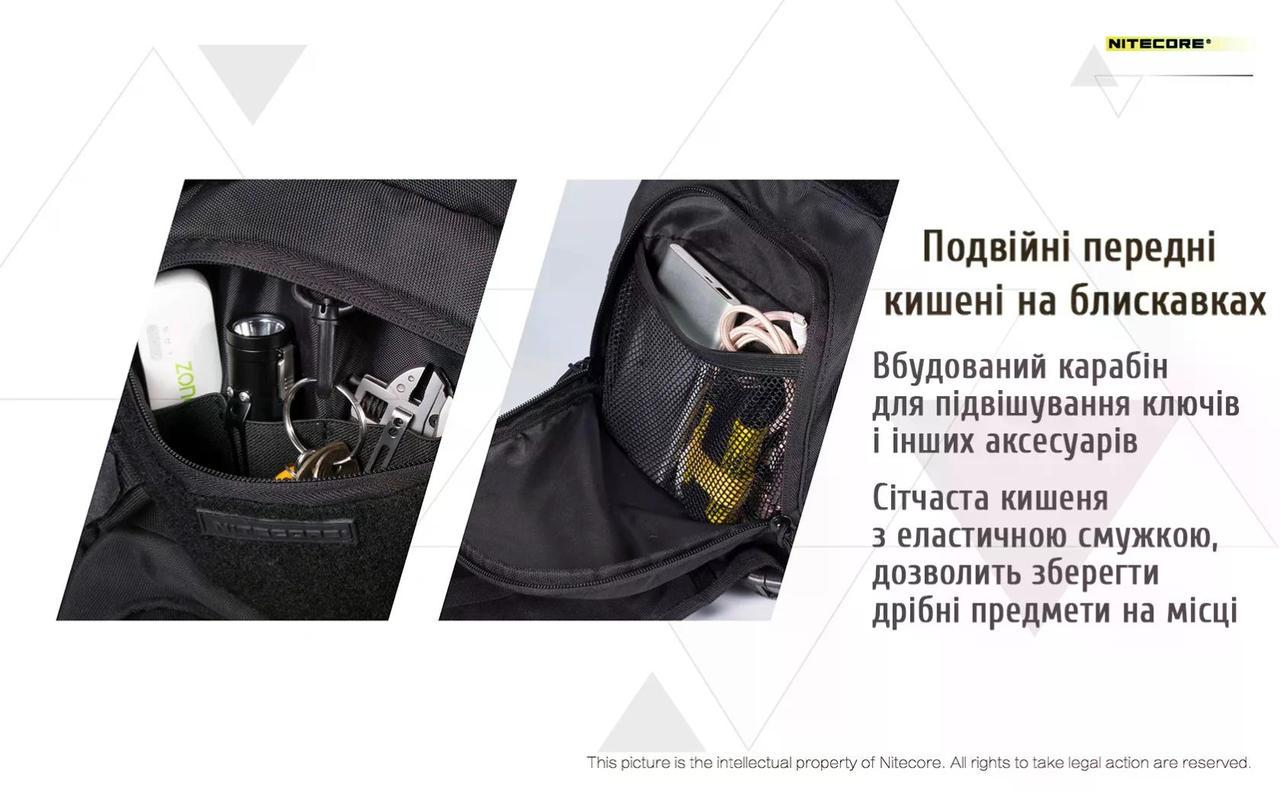 Рюкзак тактичний Nitecore BP20 (27831925) - фото 9 Рюкзак тактичний Nitecore BP20 (27831925) - фото 9