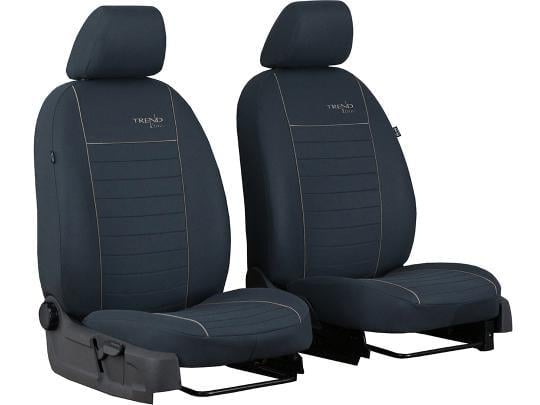 Чехлы на передние сиденья для CHERY Kimo 2007- Pok-ter Trend Line серый (r416284)