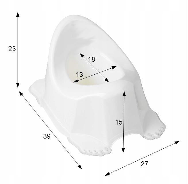 Горщик дитячий з музикою антиковзкий forest fairytale Light Beige - фото 2