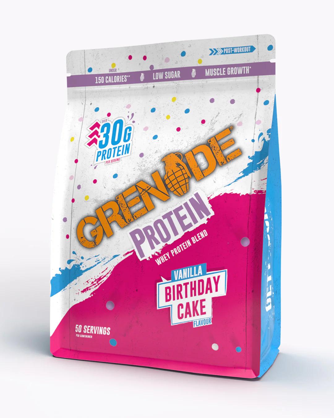 Протеин Grenade Protein Vanilla birthday cake 2000 г