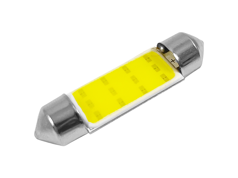 Автомобильная лампа светодиодная LEDUA S85 39 мм COB 24V Белый (1806)