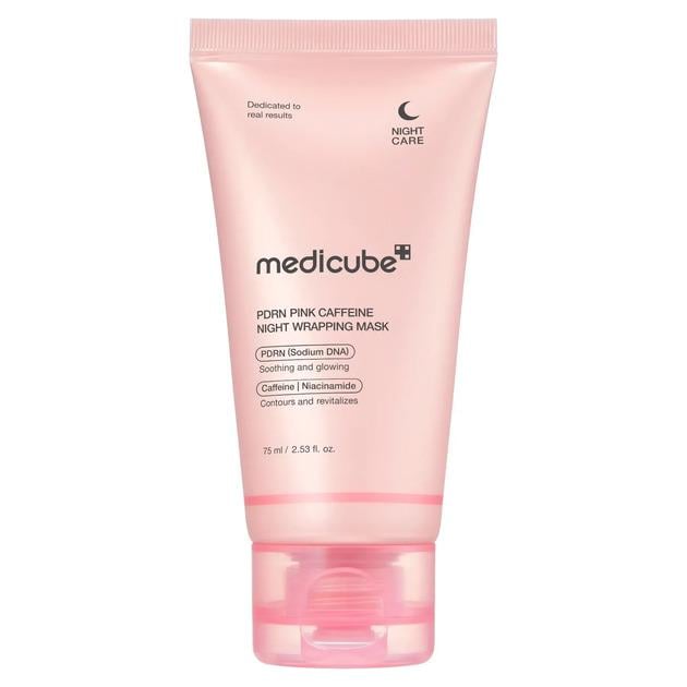 Маска-пленка для лица ночная Medicube PDRN Pink Caffeine Night Wrapping Mask с полинуклеотидами и кофеином 75 мл (32146719)