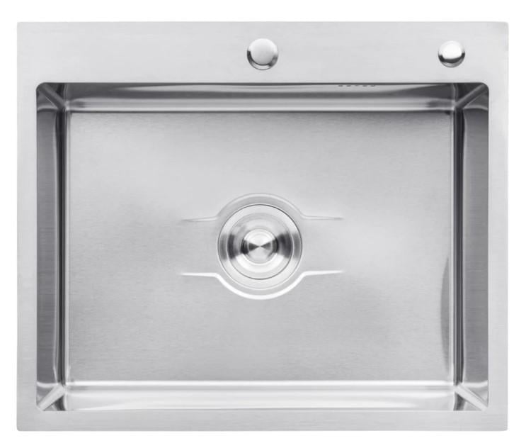 Кухонна мийка Kroner KRP Derby 6050HM Brush 2,5/0,5 мм (CV027237)