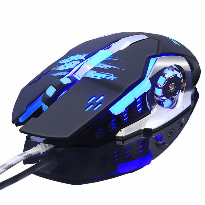 Мышь Zuoya MMR-4 USB 6 кнопок 600-5500 dpi Black (89752)